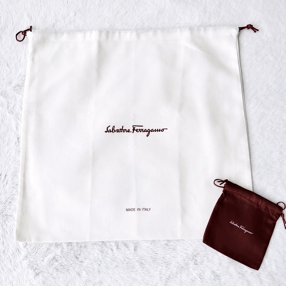 Salvatore Ferragamo shoe or purse dust bag.